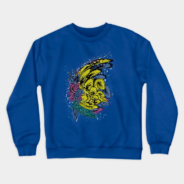 Butterfly Crewneck Sweatshirt by CindyS